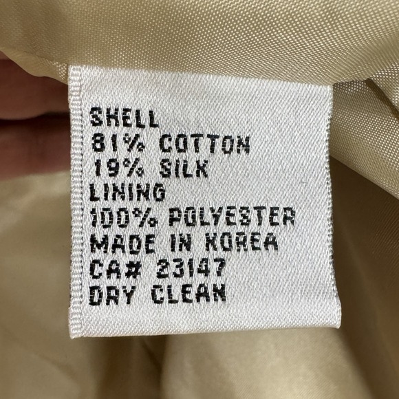 Talbots Vintage Blazer Jacket, Size 22W Petite, Brocade Floral Bird Silk Cotton - Picture 14 of 14